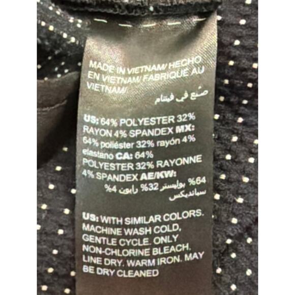 White House Black Market Black Dobby slim ankle pant 2Long - Picture 5 of 11